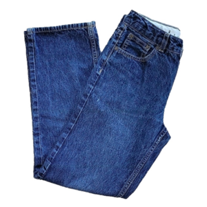 Lands' End Adjustable Waist Denim Jeans Size 12 EUC